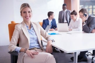 Business Woman in Office