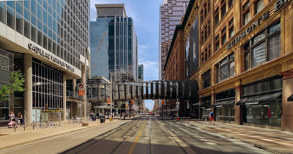 Photo of Road Near Buildings